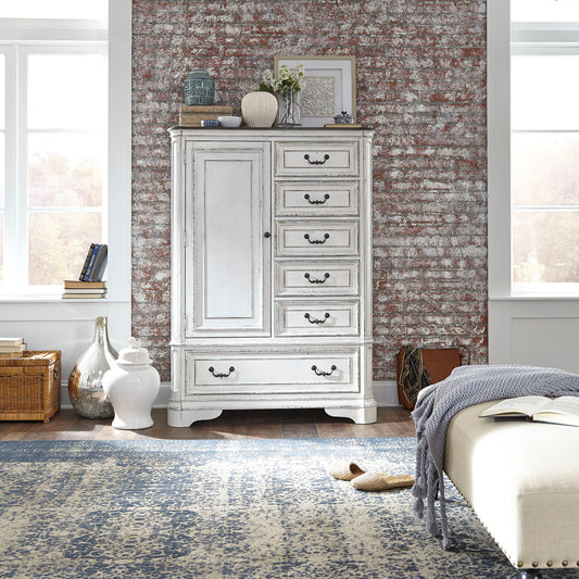 Magnolia Manor - Master Chest - White - Hornell Furniture Outlet