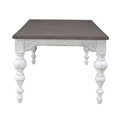 River Place - Rectangular Leg Table - White - Hornell Furniture Outlet
