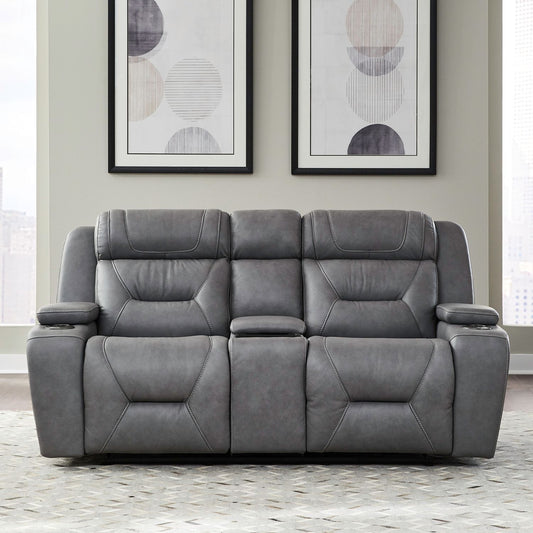 Chapman - Loveseat With Console P2 & ZG - Hornell Furniture Outlet