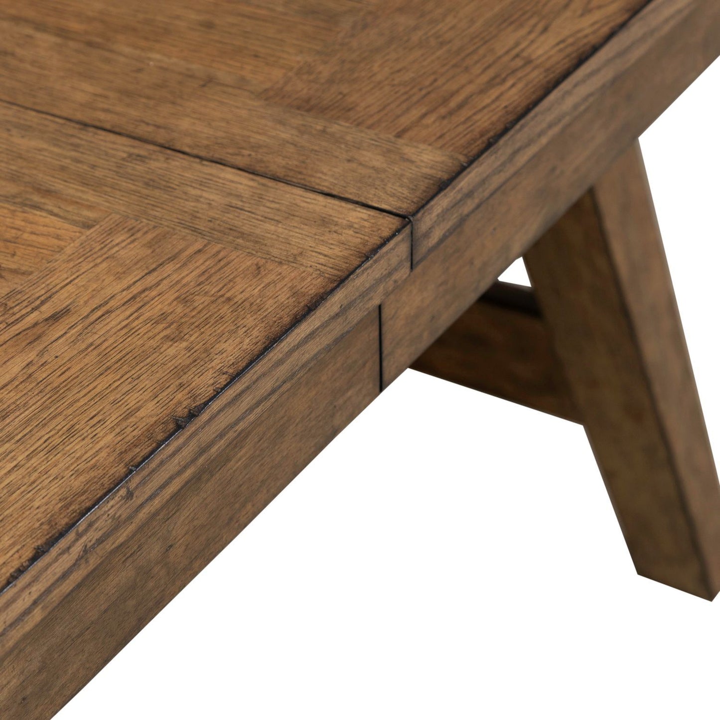 Carolina Park - Trestle Table - Brown - Hornell Furniture Outlet