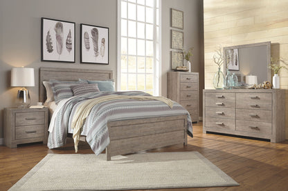 Culverbach - Gray - Two Drawer Night Stand - Hornell Furniture Outlet