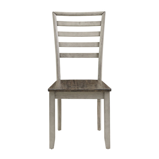 Abacus - Side Chair (Set of 2) - Dark Brown - Hornell Furniture Outlet