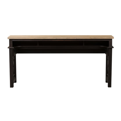 Heatherbrook - Console Bar Table - Black - Hornell Furniture Outlet