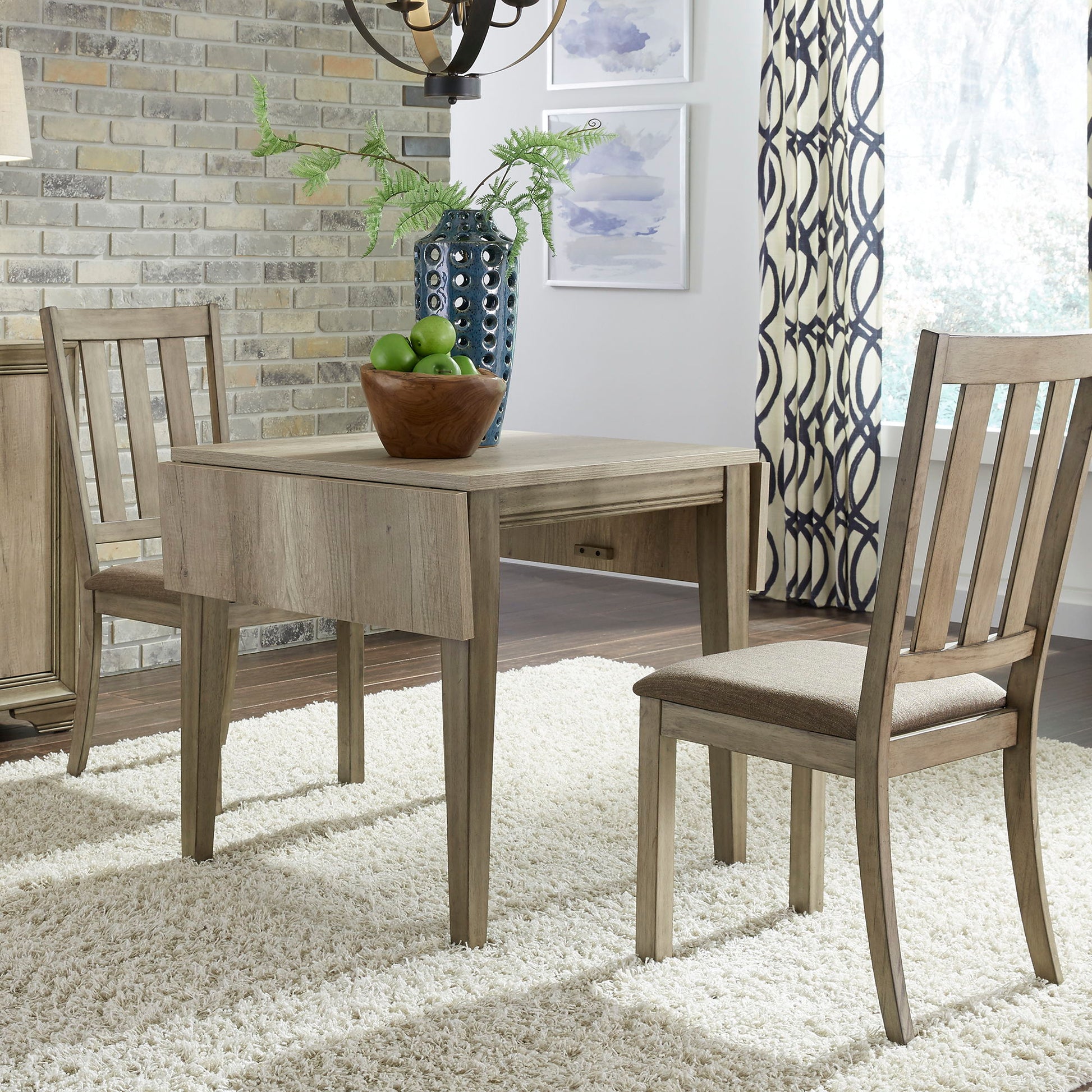 Sun Valley - Drop Leaf Table - Light Brown - Hornell Furniture Outlet