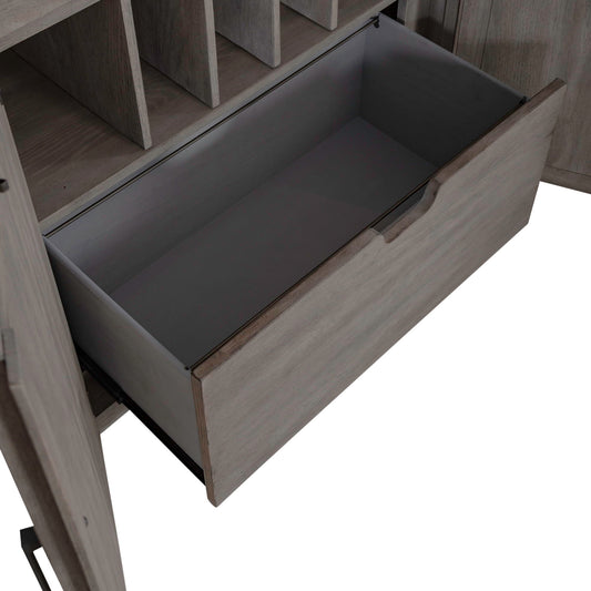 Winslow - Accent Buffet - Smokey Ash - Hornell Furniture Outlet