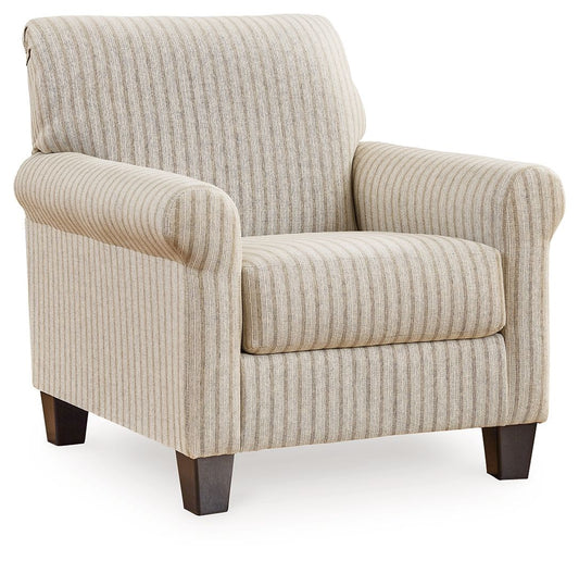 Valerani - Sandstone - Accent Chair - Hornell Furniture Outlet