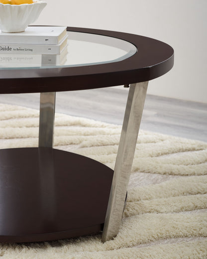 Duncan - Cocktail Table - Brown - Hornell Furniture Outlet