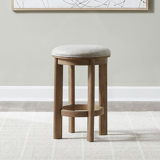 Ballentine - Upholstered Console Stool - Brown - Hornell Furniture Outlet