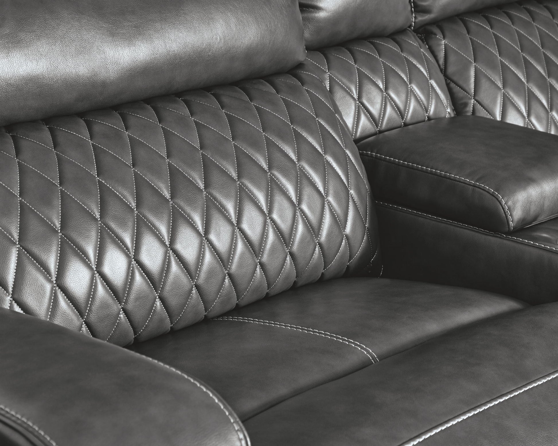 Samperstone - Power Reclining Sectional - Hornell Furniture Outlet