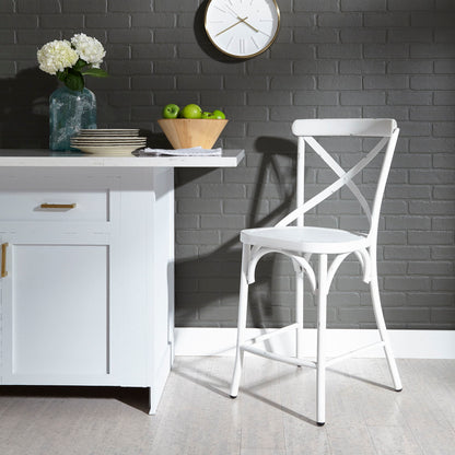 Vintage Series - X Back Counter Chair - Hornell Furniture Outlet