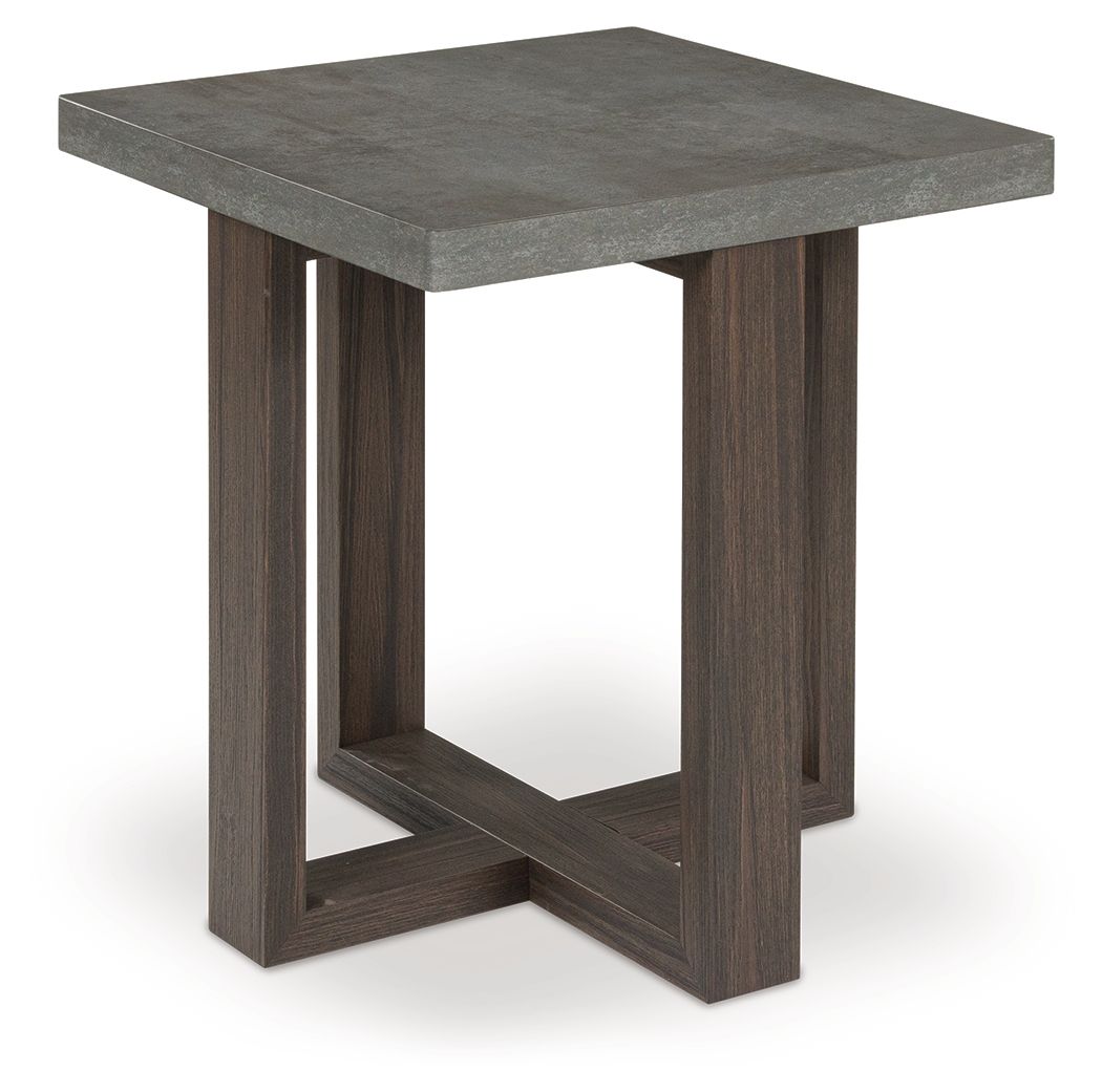 Dynnford - Gray / Brown - Occasional Table Set (Set of 3) - Hornell Furniture Outlet