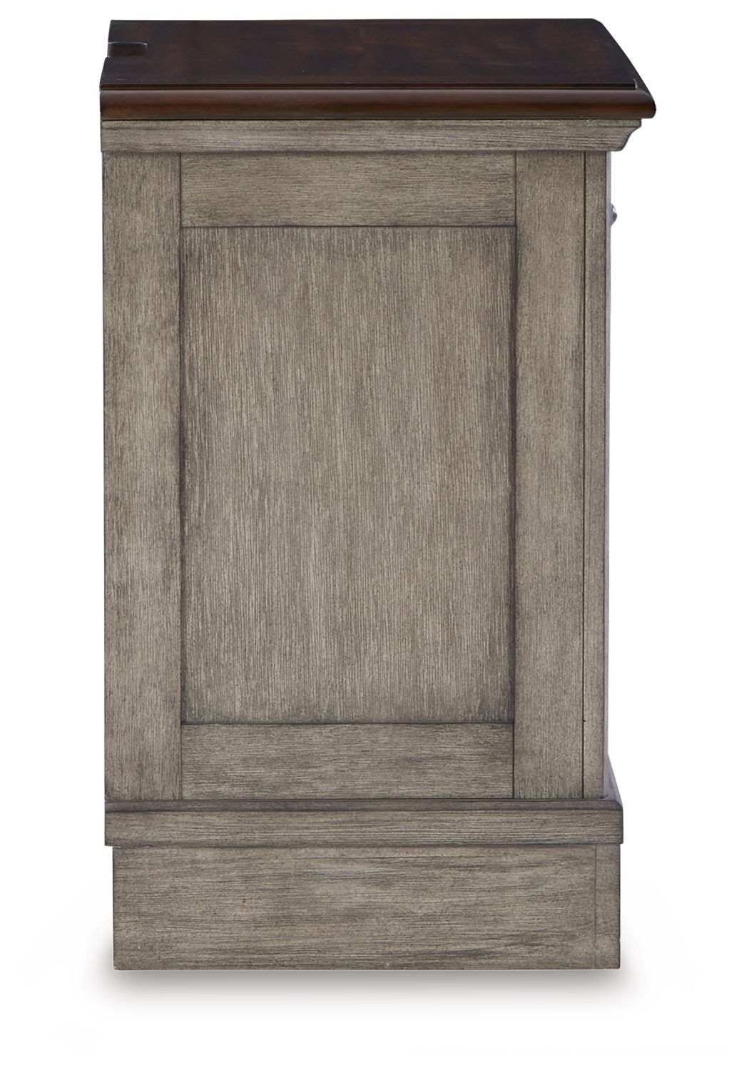 Lodenbay - Antique Gray - Three Drawer Night Stand - Hornell Furniture Outlet