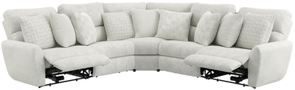 Majesty - Deep Seating Power Reclining Sectional - Hornell Furniture Outlet