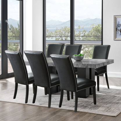 Camila - Rectangular Dining Set - Gray Top - Hornell Furniture Outlet
