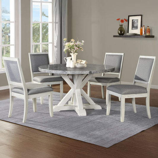 Canova - Dining Set With Round Table - Hornell Furniture Outlet