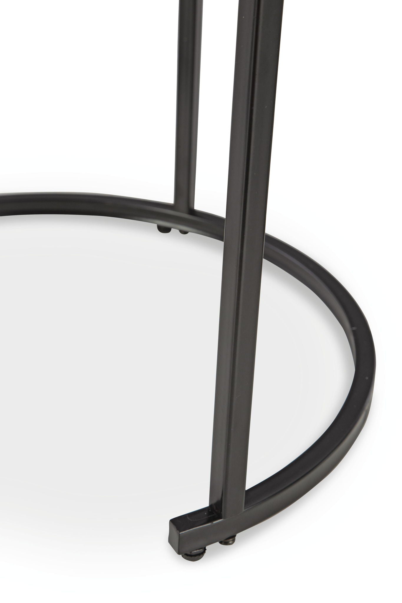 Jusmour - Occasional Nesting Table (Set of 4) - Black / White - Hornell Furniture Outlet