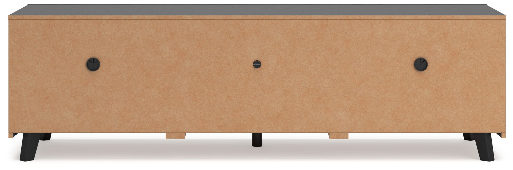Danziar - Black - Extra Large TV Stand - Hornell Furniture Outlet