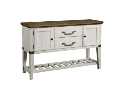 Pendleton - Server - White - Hornell Furniture Outlet