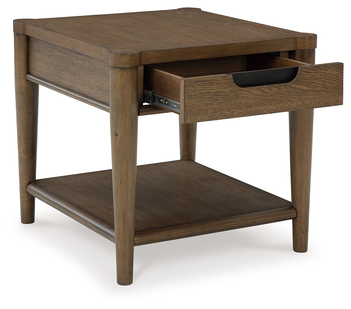 Roanhowe - Brown - Rectangular End Table - Hornell Furniture Outlet
