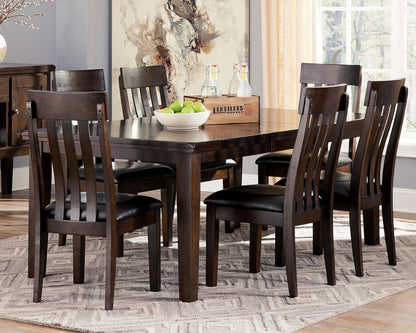 Haddigan - Dark Brown - Rectangular Dining Room Extension Table - Hornell Furniture Outlet