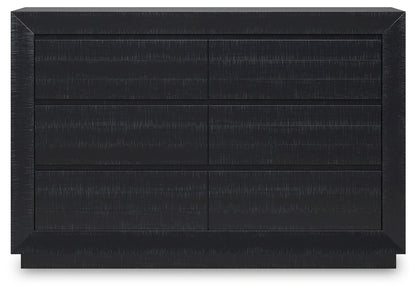 Londer - Black - Dresser - Hornell Furniture Outlet