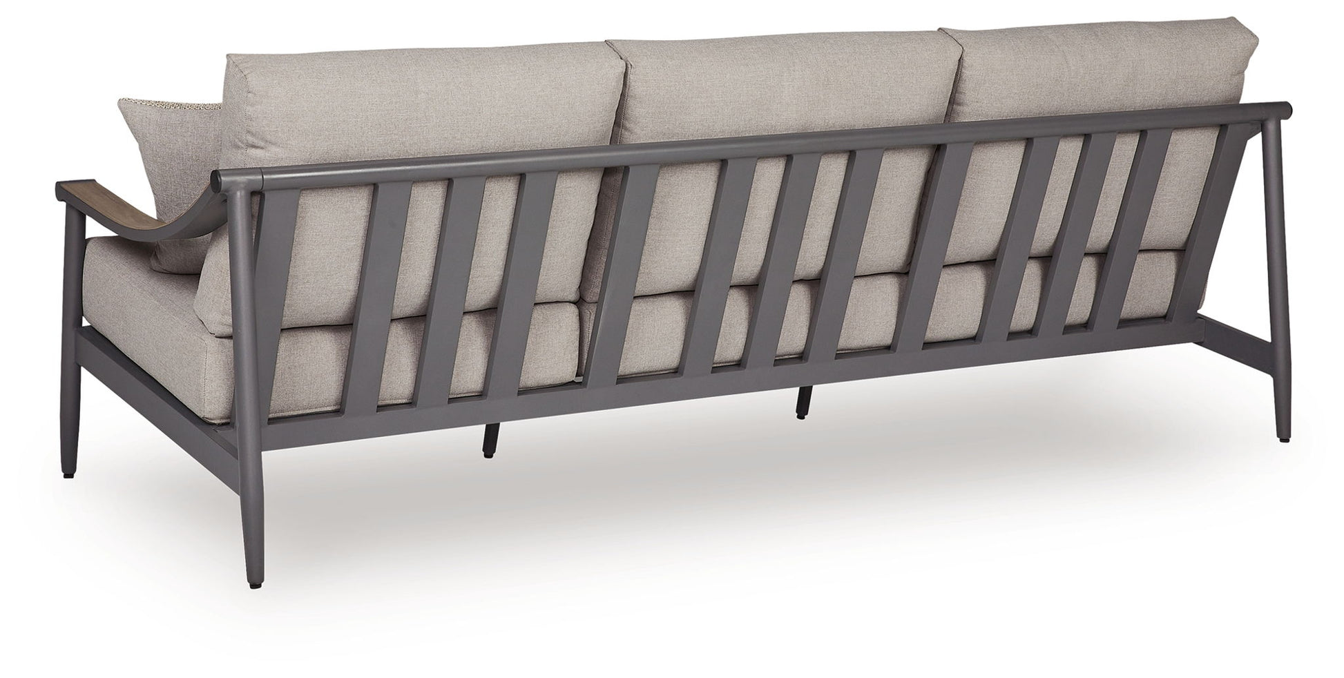 Ocean Beach - Sofa With Cushion - Gray - Hornell Furniture Outlet
