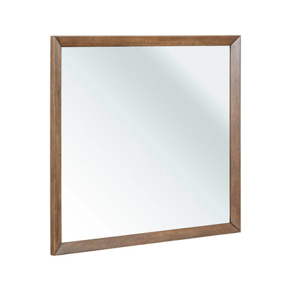 Century Modern - Landscape Mirror - Light Brown - Hornell Furniture Outlet