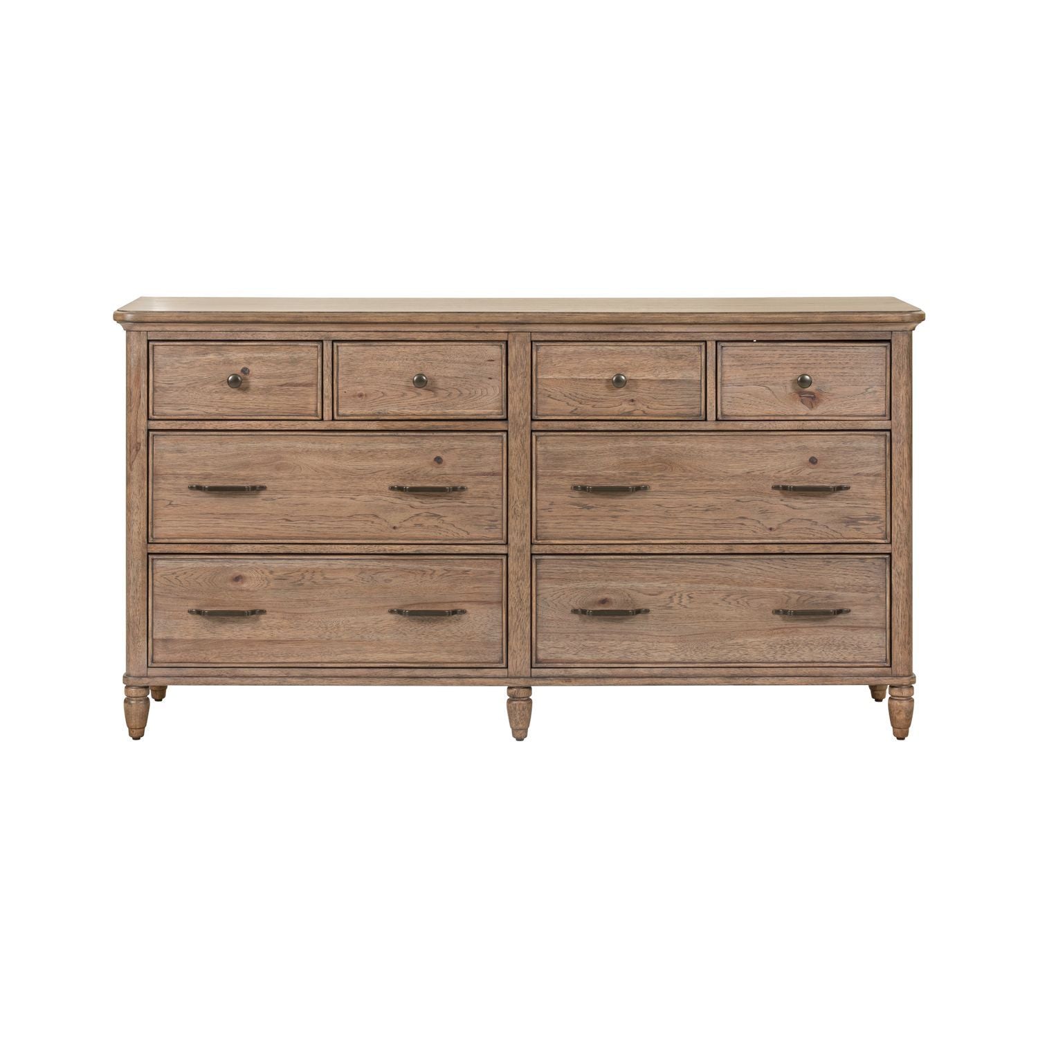 Hickory Grove - 6 Drawer Chest - Brown - Hornell Furniture Outlet