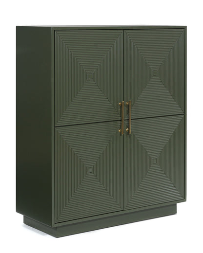 Geirwood - Dark Green - Accent Cabinet - Hornell Furniture Outlet