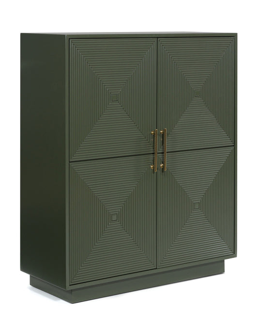 Geirwood - Dark Green - Accent Cabinet - Hornell Furniture Outlet