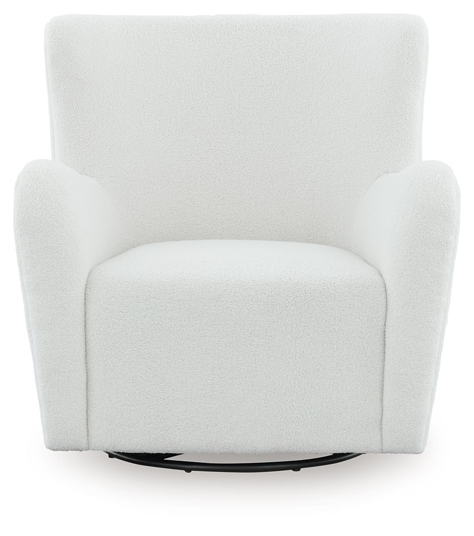 Rowenburg - Swivel Glider Accent Chair - Hornell Furniture Outlet