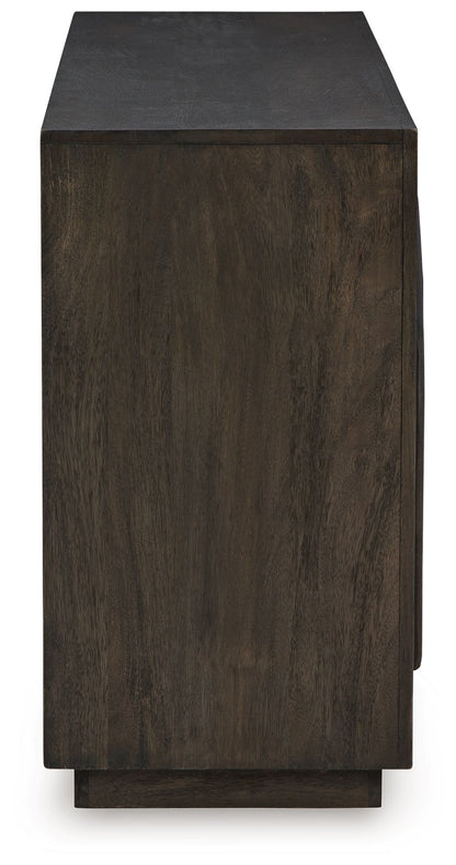 Dreley - Grayish Brown - Accent Cabinet - Hornell Furniture Outlet