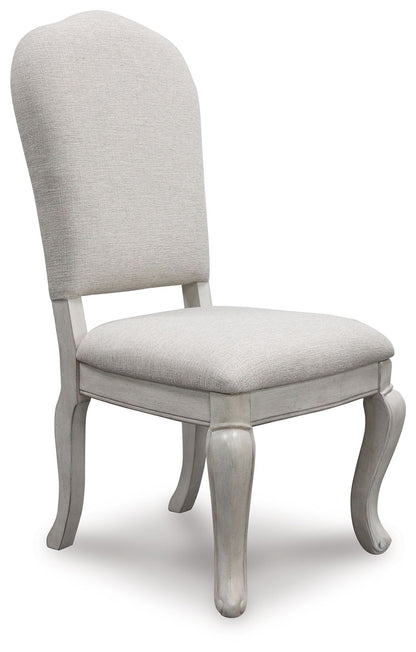 Arlendyne - Antique White - Dining Uph Side Chair (Set of 2) - Hornell Furniture Outlet