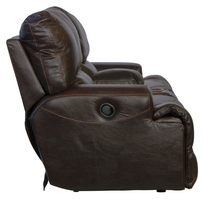 Wembley - Lay Flat Reclining Console Loveseat - Hornell Furniture Outlet