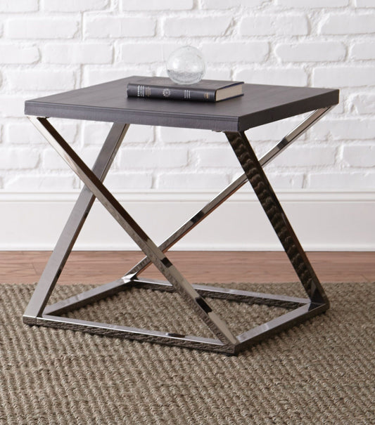 Aegean - End Table - Gray - Hornell Furniture Outlet