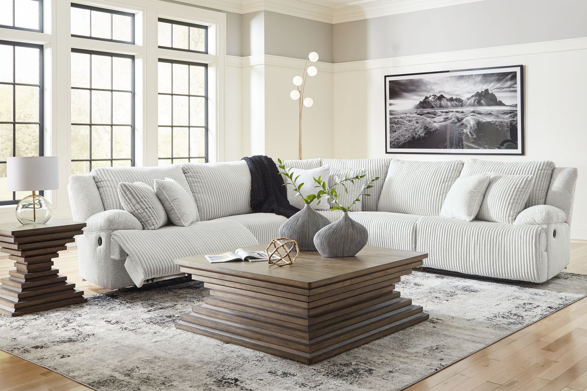 Top Tier - Reclining Sectional - Hornell Furniture Outlet