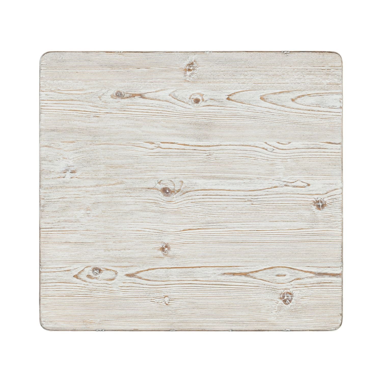 Backroads - End Table - Weathered White & Parchment Brown - Hornell Furniture Outlet