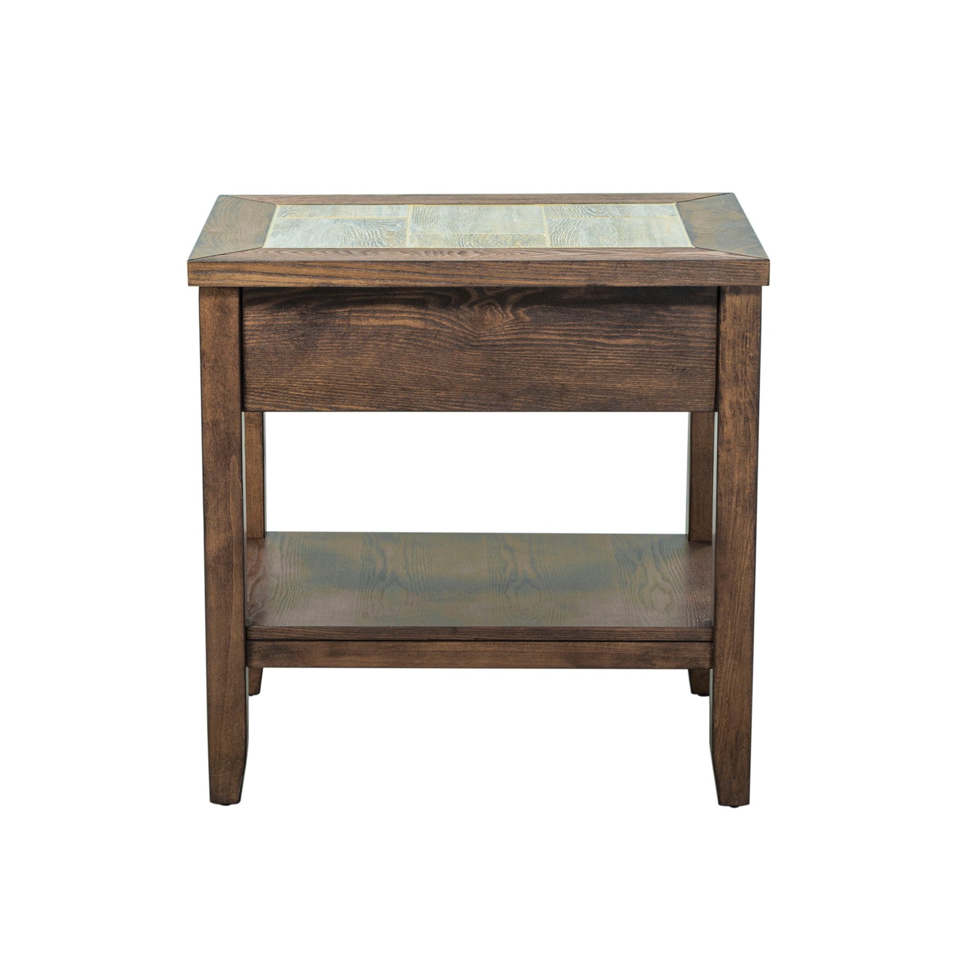 Mesa Valley - Chair Side Table - Dark Brown - Hornell Furniture Outlet