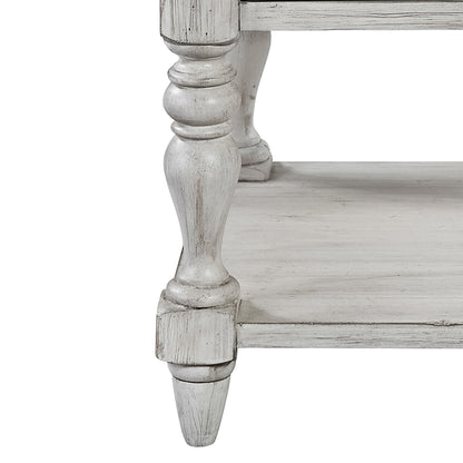 Farmhouse Reimagined - 1 Drawer Nightstand - White - Hornell Furniture Outlet