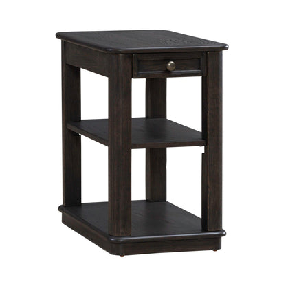Wallace - Chair Side Table - Brown - Hornell Furniture Outlet