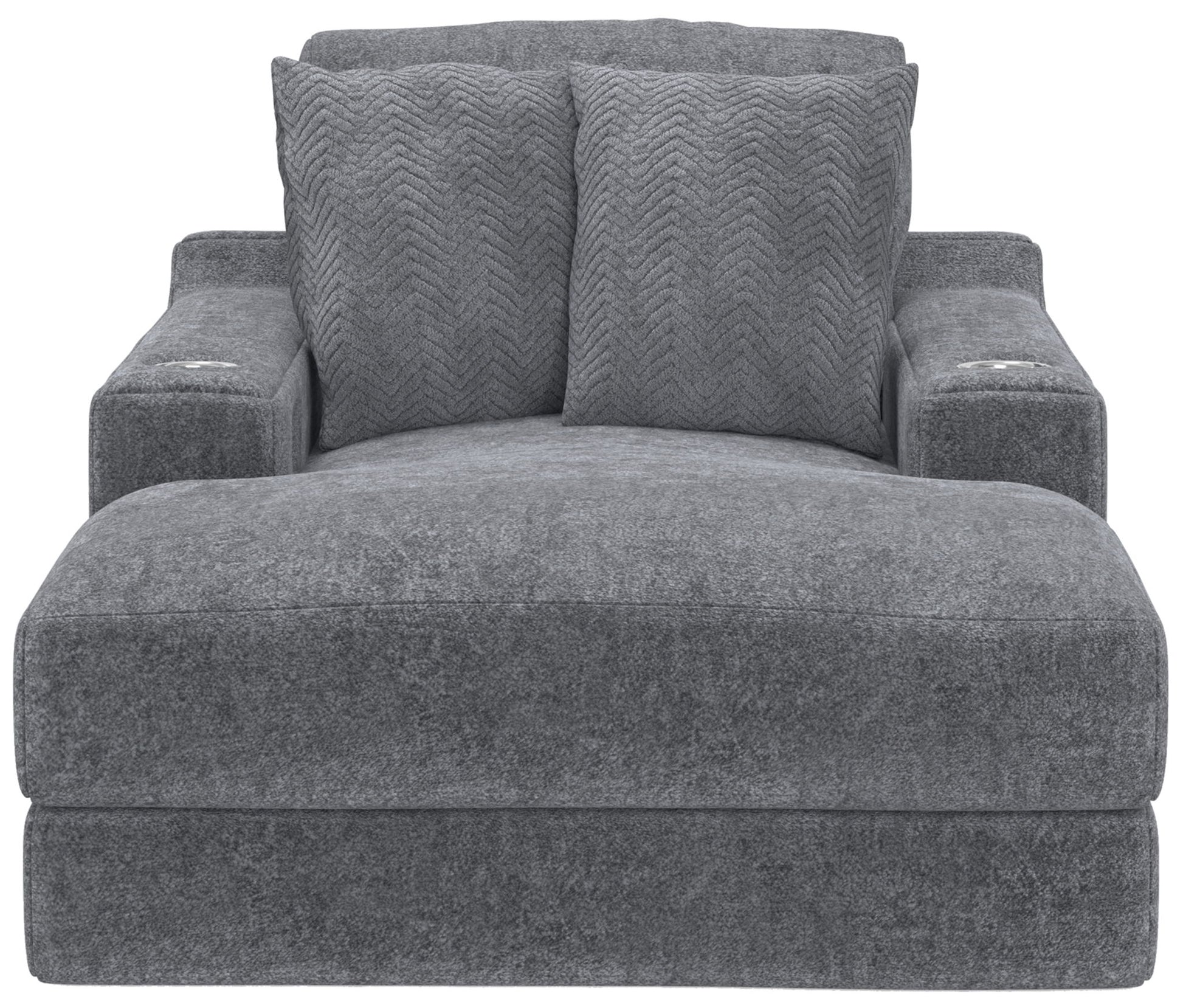 Cozy - Chaise With USB - Hornell Furniture Outlet
