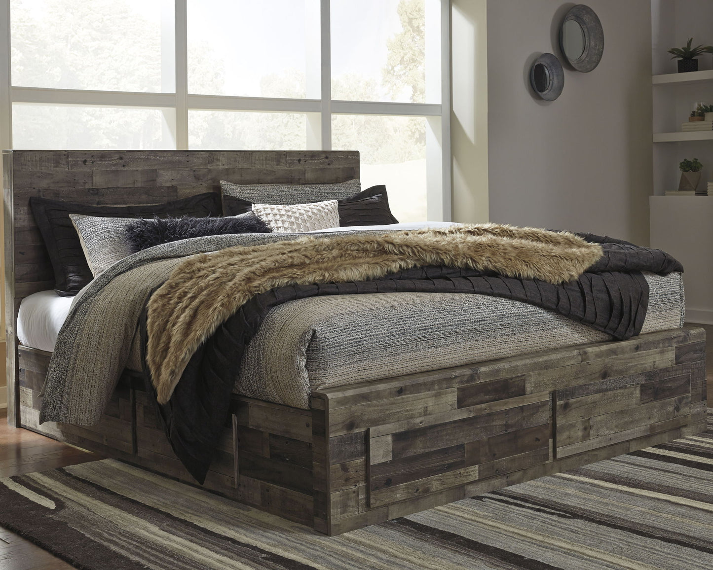 Derekson - Panel Bedroom Set - Hornell Furniture Outlet