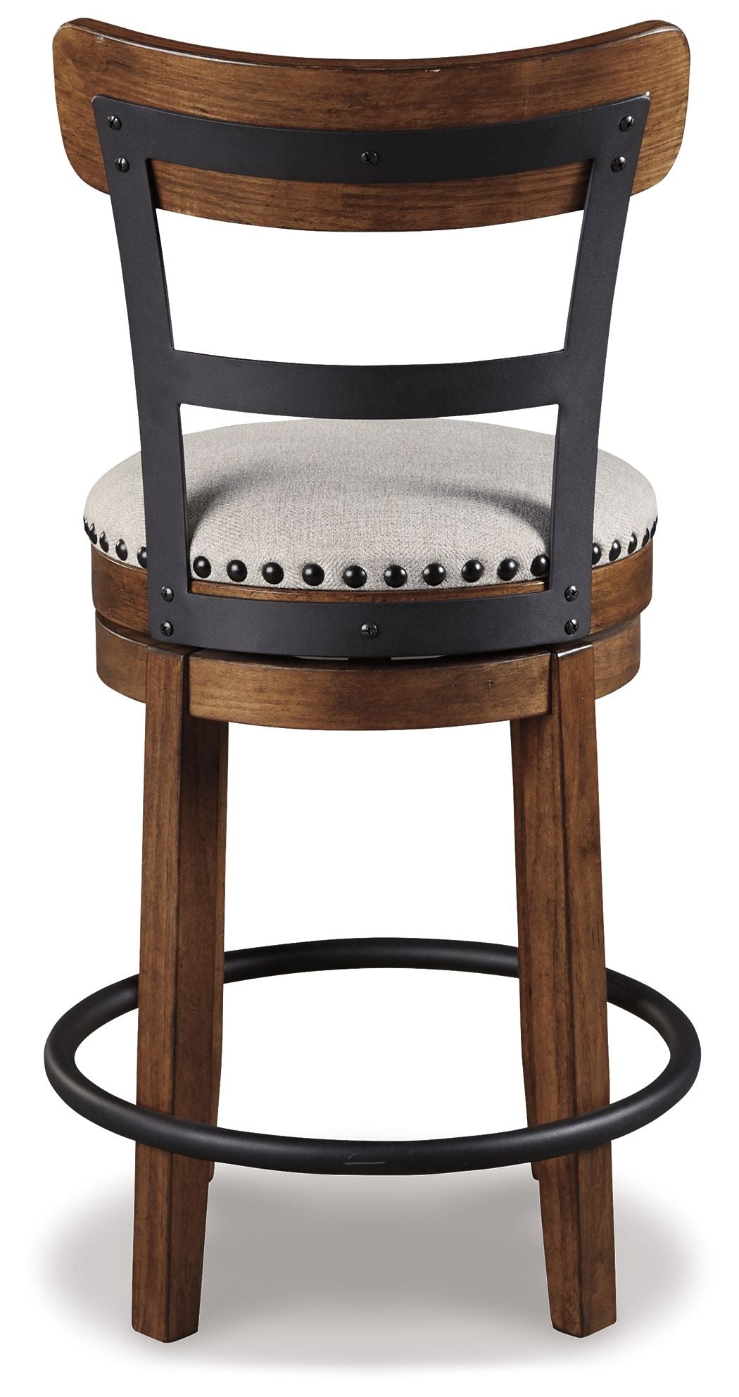 Valebeck - Full Back Swivel Stool - Hornell Furniture Outlet