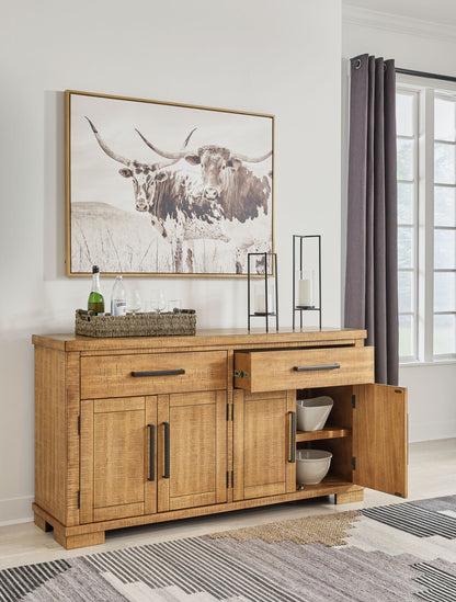 Havonplane - Brown - Dining Room Server - Hornell Furniture Outlet