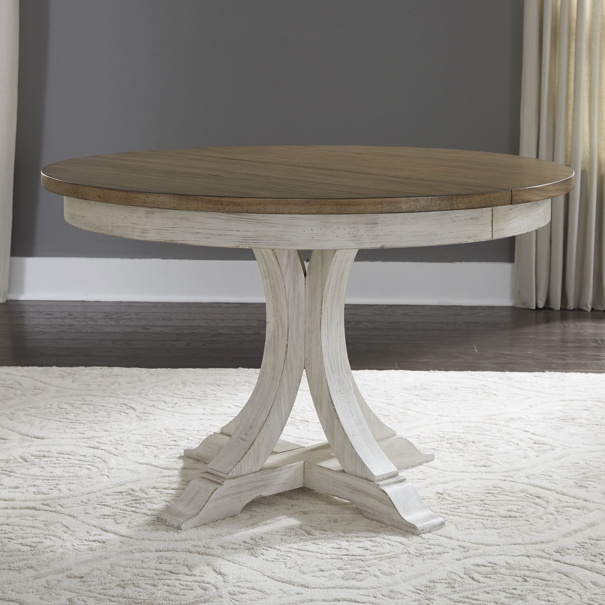 Farmhouse Reimagined - Pedestal Table Set - Hornell Furniture Outlet