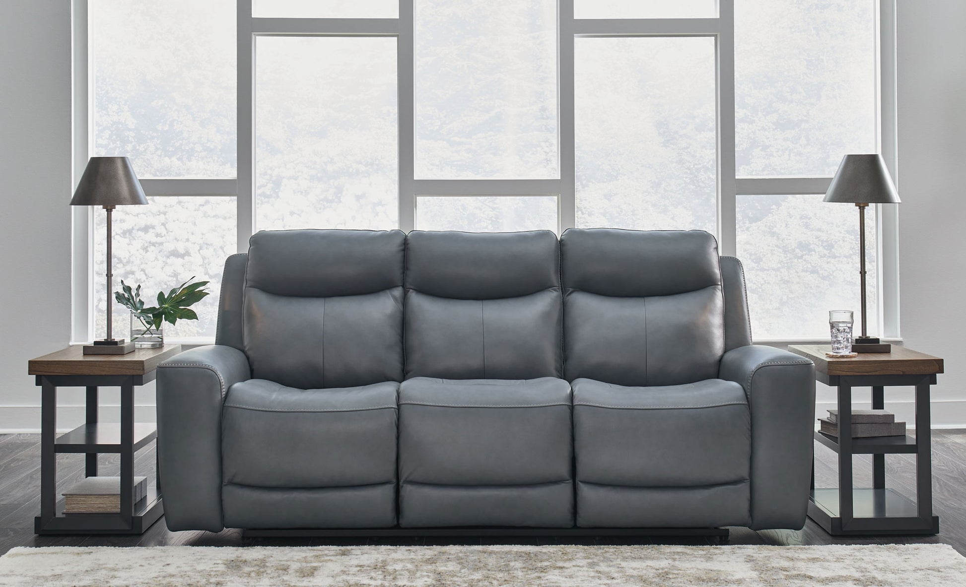 Mindanao - Pwr Rec Sofa With Adj Headrest - Hornell Furniture Outlet