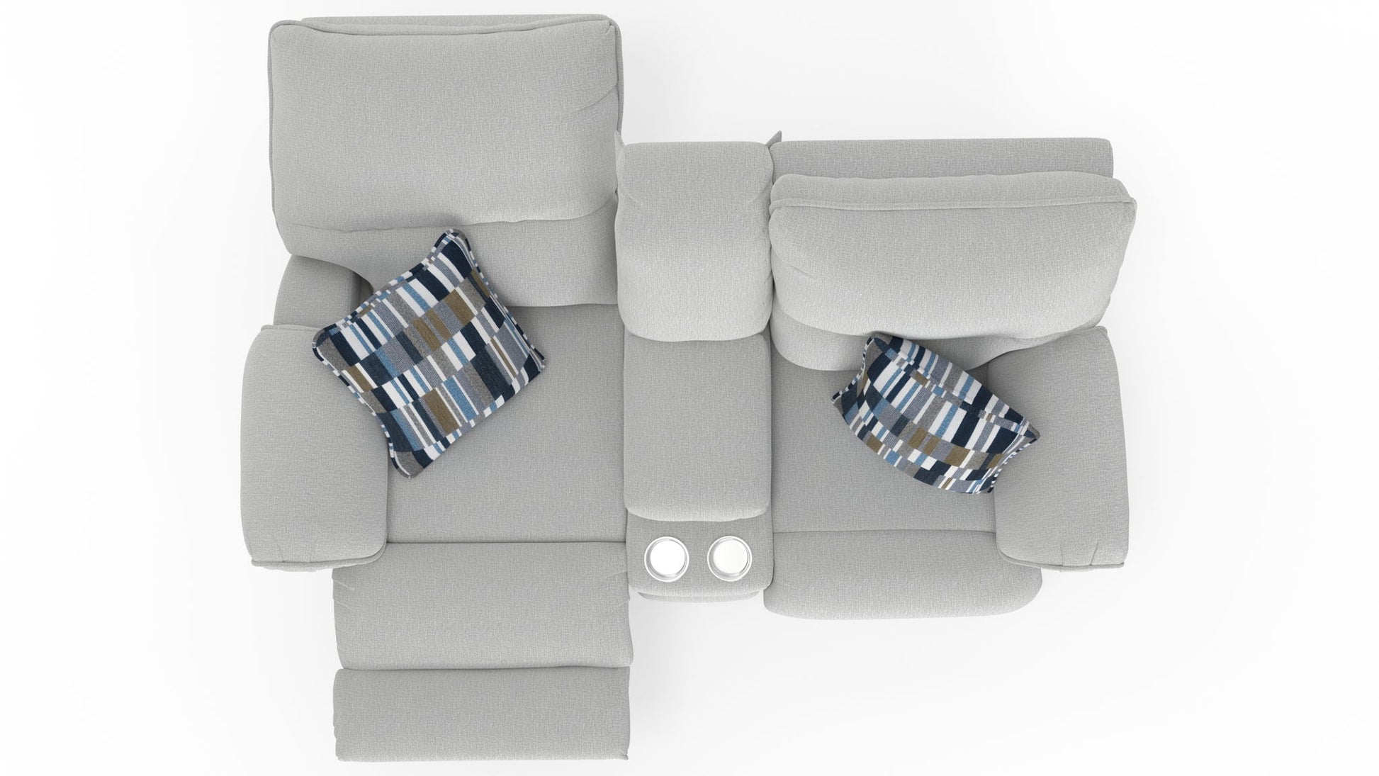 Lenny - Power Lay Flat Reclining Console Loveseat - Hornell Furniture Outlet