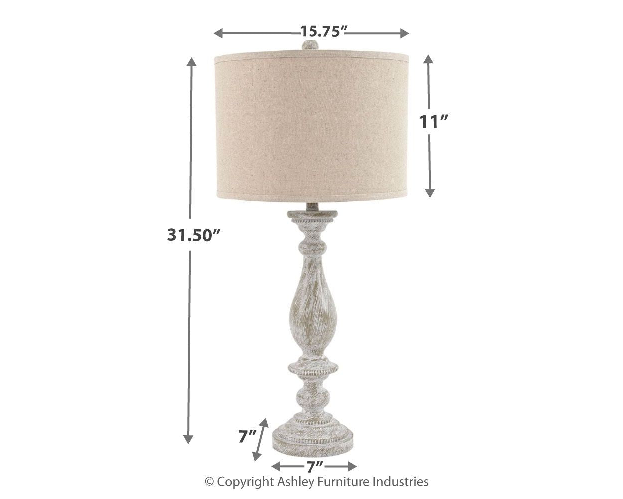 Bernadate - Table Lamp (Set of 2) - Hornell Furniture Outlet