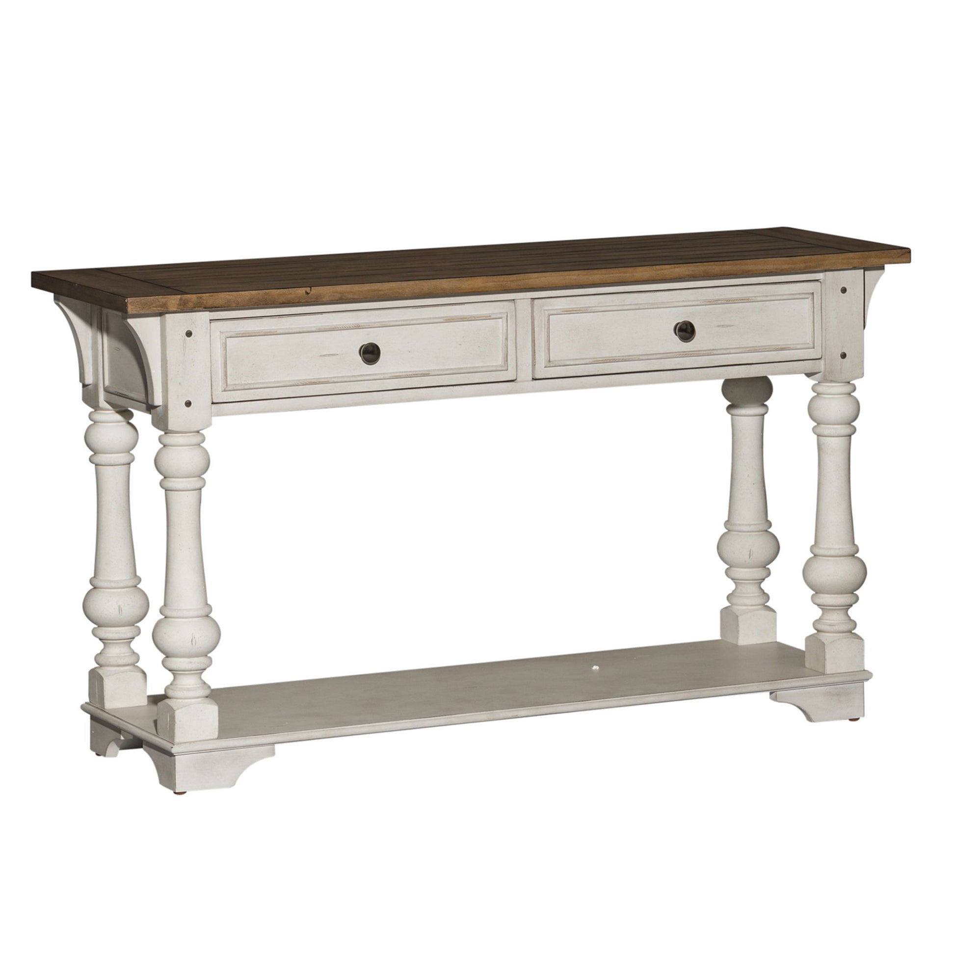 Morgan Creek - Sofa Table - White - Hornell Furniture Outlet