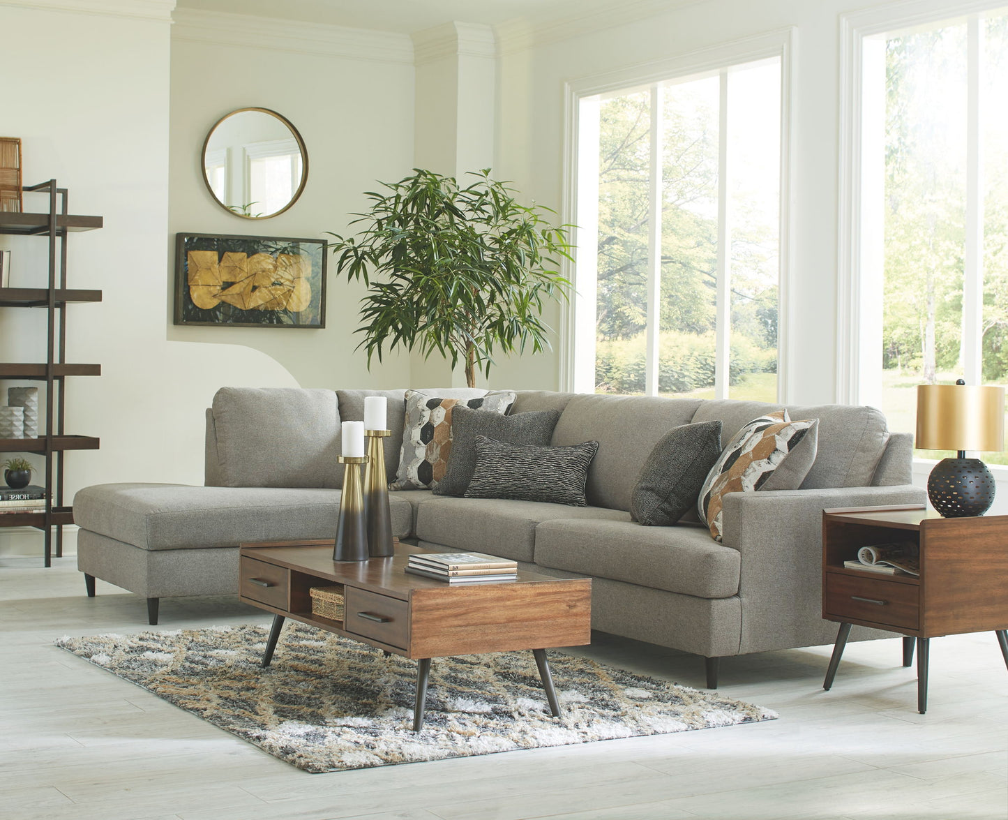 Santasia - Sectional - Hornell Furniture Outlet
